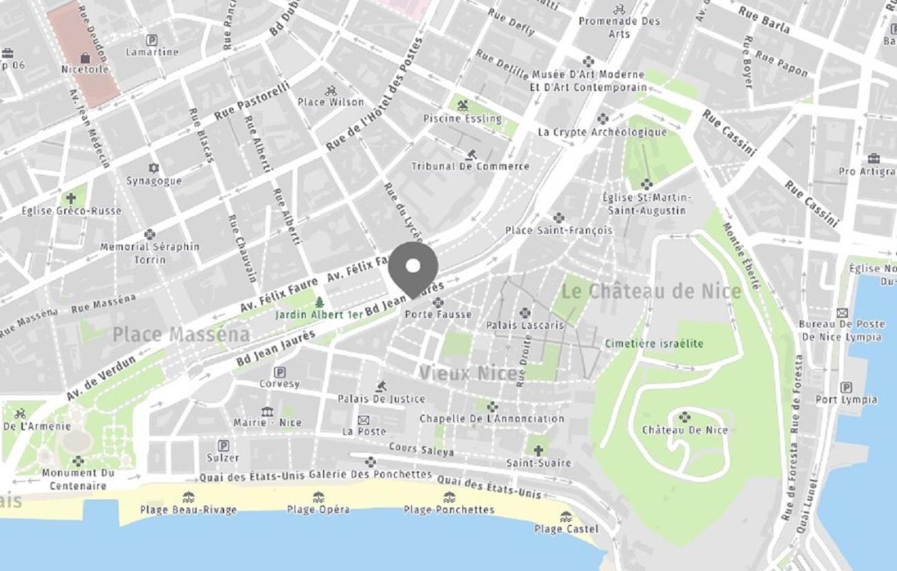 Aparthotel Riviera - Nice Cote D'Azur - Old Town - Promenade Des Anglais מראה חיצוני תמונה